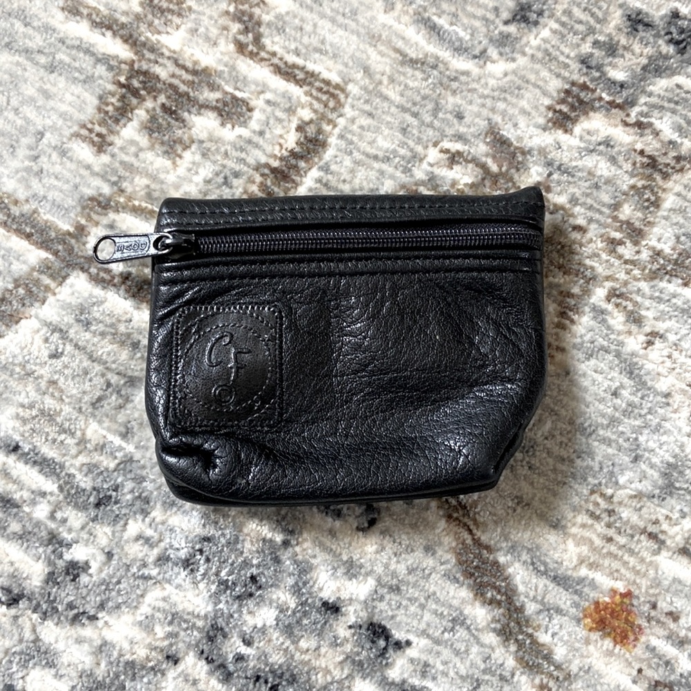 Carlos Falchi Leather Coin Purse